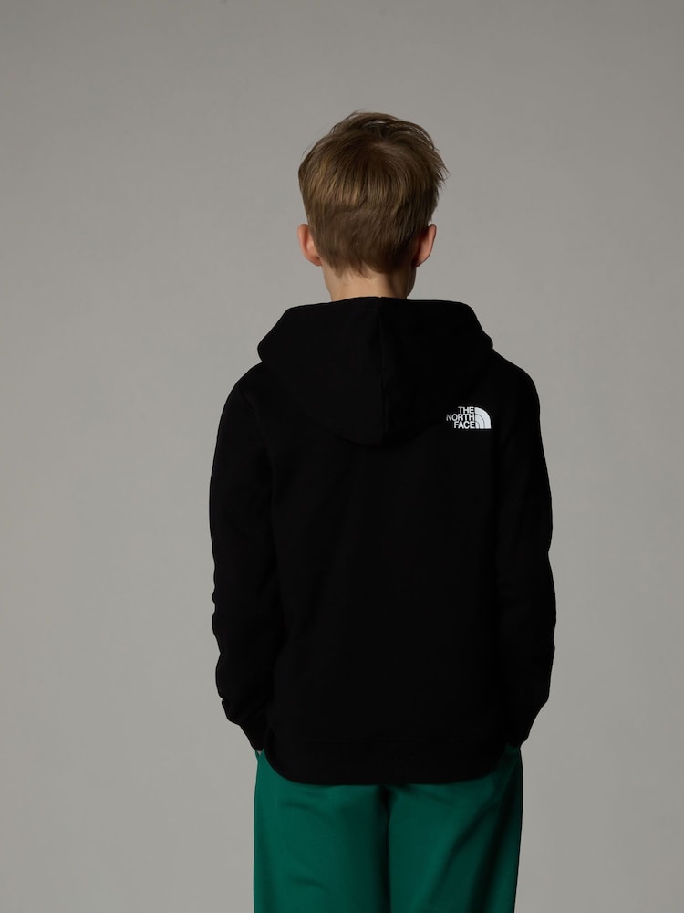 The North Face Black Teen Boys Topographic 100% Cotton Hoodie - Image 3 of 3