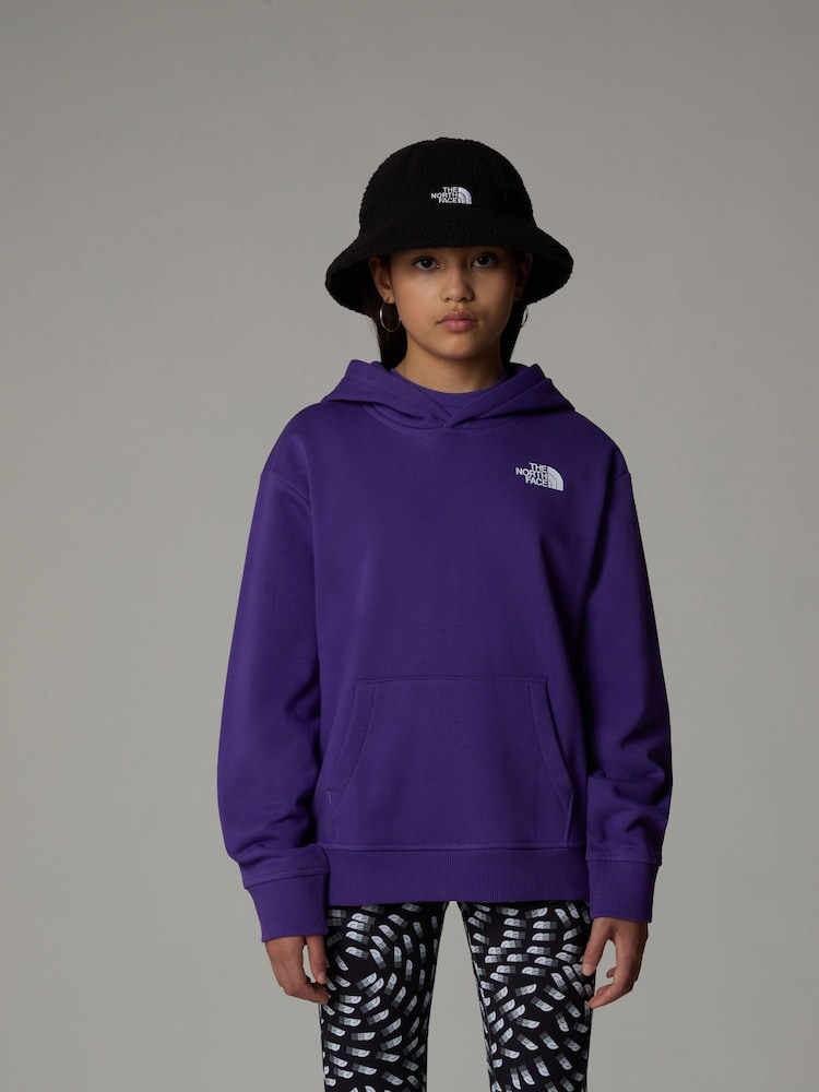 The North Face Purple Girls Vertical Line Hoodie - Image 1 of 3