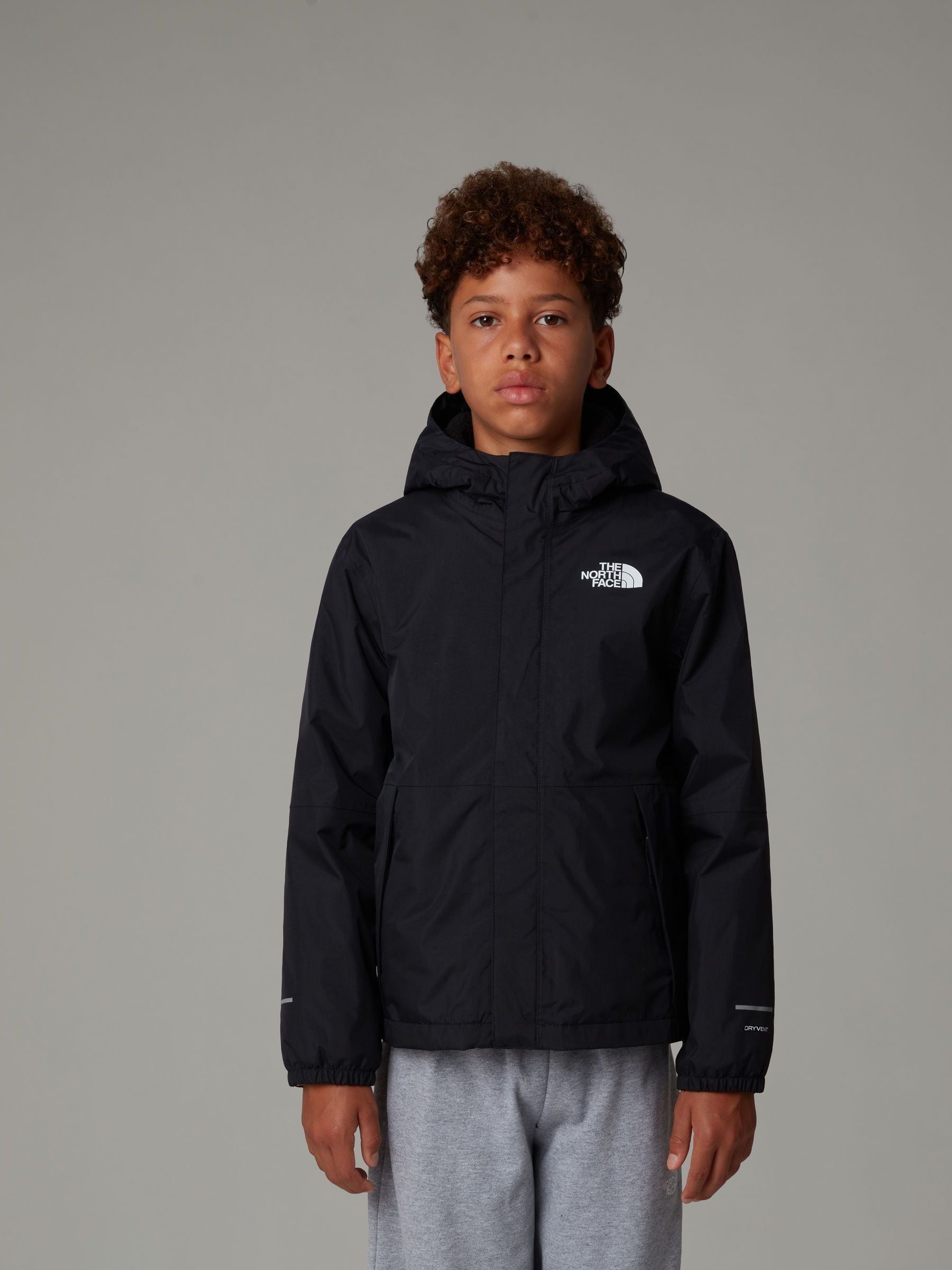 Buy The North Face Black Boys Waterproof Warm Antora Rain Jacket from Next Luxembourg