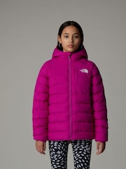 The North Face Purple Girls Reversible Perrito Hooded Jacket - Image 1 of 4