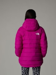 The North Face Purple Girls Reversible Perrito Hooded Jacket - Image 3 of 4