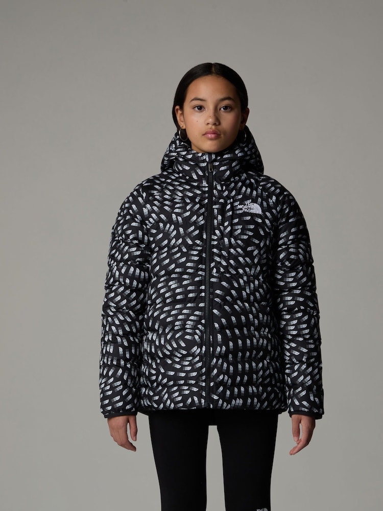 The North Face Black Girls Reversible Perrito Hooded Jacket - Image 1 of 7