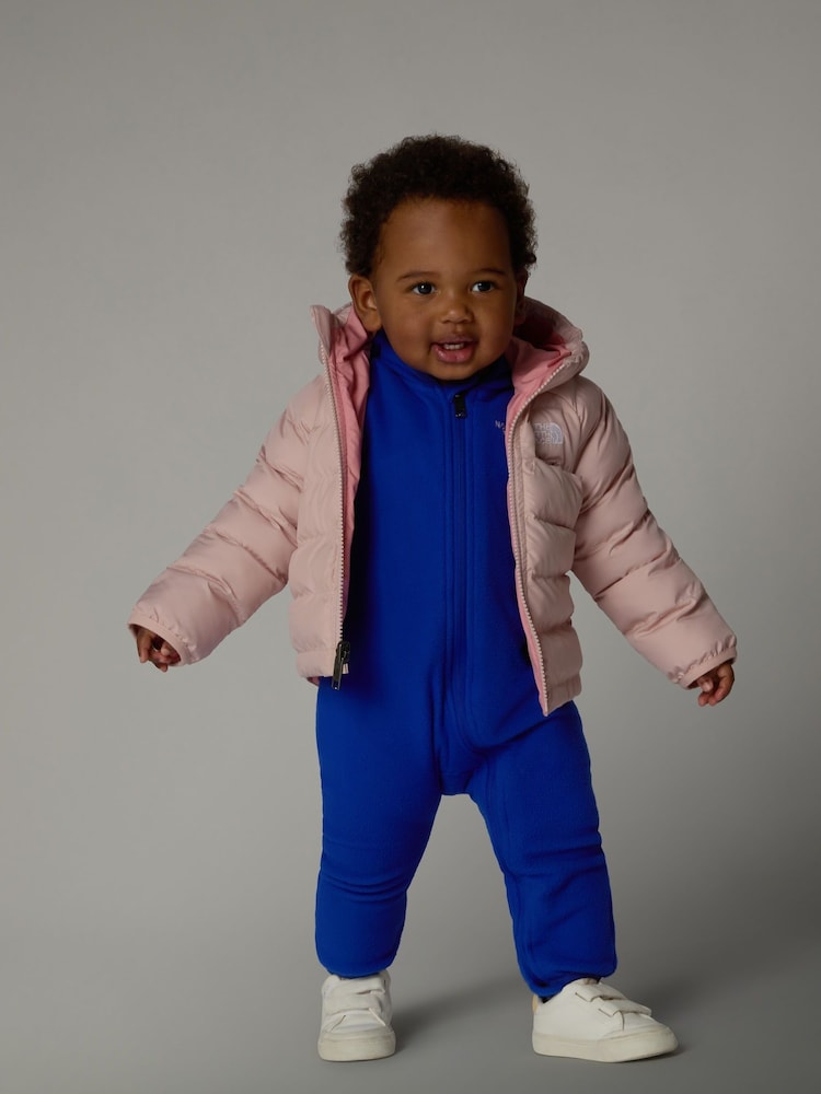 The North Face Pink Baby Reversible Perrito Hooded Jacket - Image 4 of 4