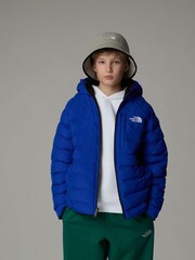 The North Face Blue Boys Reversible Perrito Hooded Jacket - Image 1 of 4