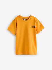 The North Face Yellow Boys 100% Cotton Redbox T-Shirt - Image 1 of 1