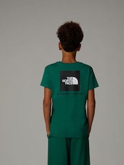 The North Face Green Boys 100% Cotton Redbox T-Shirt - Image 2 of 5