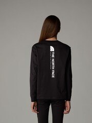 The North Face Black Girls Vertical Line Short Sleeve 100% Cotton T-Shirt - Image 2 of 5