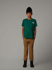 The North Face Green Teen Simple Dome Short Sleeve 100% Cotton T-Shirt - Image 1 of 6