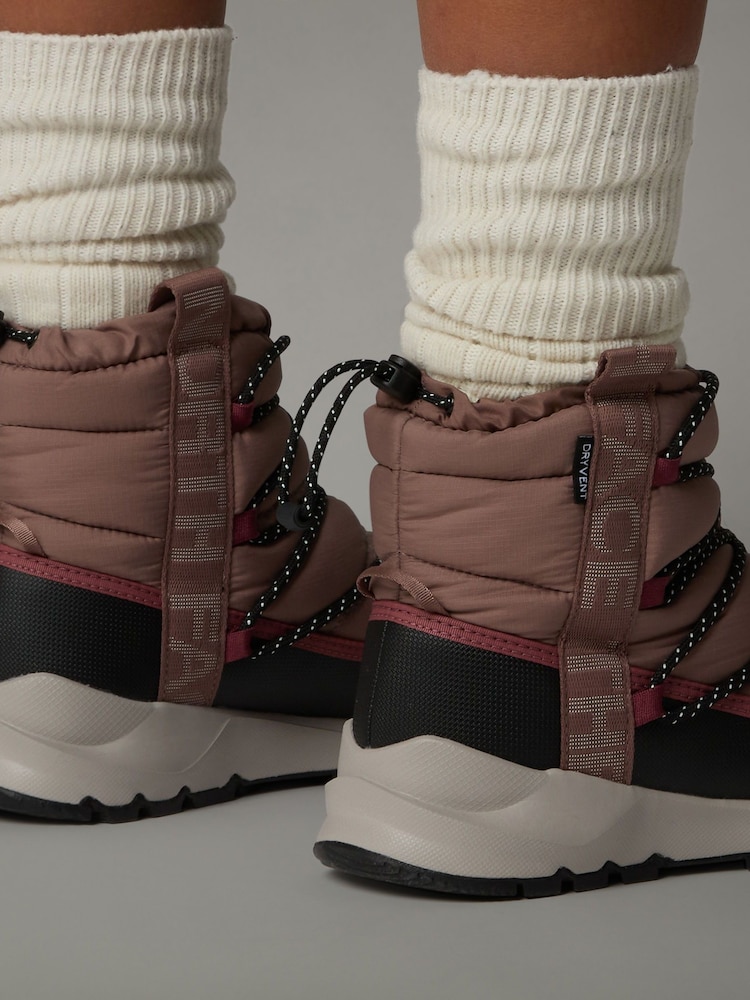 The North Face Beige Womens Thermo Ball Waterproof Lace Up Boots - Image 5 of 5