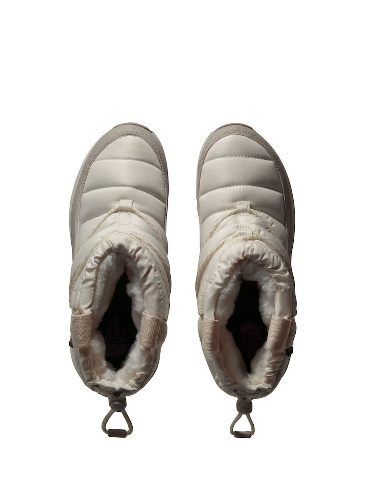 The North Face White Womens Thermoball Waterproof Lace Up Winter Boots - Image 3 of 5
