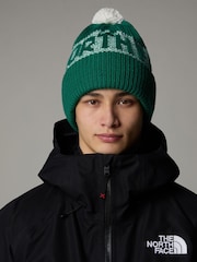 The North Face Green Chrome Retro Cabin Beanie - Image 1 of 3
