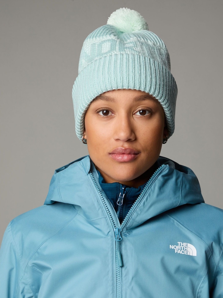 The North Face Green Retro Cabin Beanie - Image 1 of 3