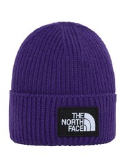 The North Face Purple Logo Box Cuffed Beanie - Image 2 of 3