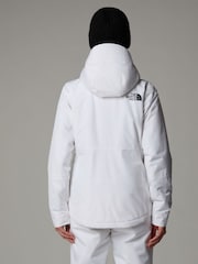 The North Face White Womens Descendit Ski Jacket - Image 3 of 4