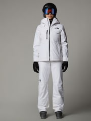 The North Face White Womens Descendit Ski Jacket - Image 4 of 4