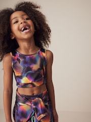 Multi Wave Sports Crop Top (5-16yrs) - Image 1 of 6