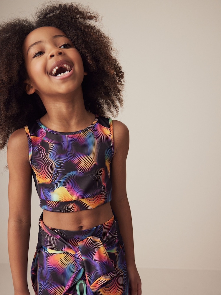 Multi Wave Sports Crop Top (5-16yrs) - Image 1 of 6
