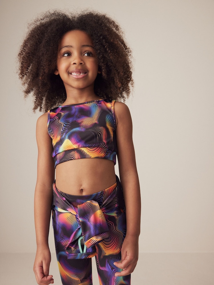 Multi Wave Sports Crop Top (5-16yrs) - Image 2 of 6