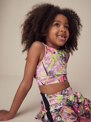 Multi Graffiti Sports Crop Top (5-16yrs) - Image 1 of 7
