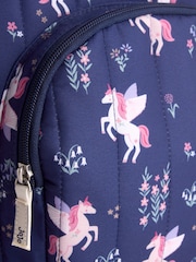 Jojo Maman Bébé Blue Unicorn Backpack - Image 5 of 5