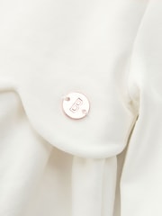 Baker by Ted Baker Pink Scallop Ponte Dress - Image 3 of 6