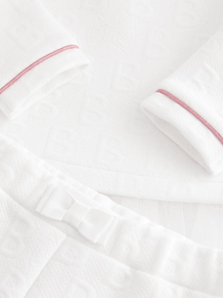 Wit - Baker by Ted Baker Mesh Sweater And Joggers Set - Image 3 of 9
