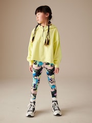 Citrine Yellow Half Zip Hoodie And Leggings Set (3-16yrs) - Image 1 of 6