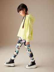 Citrine Yellow Half Zip Hoodie And Leggings Set (3-16yrs) - Image 2 of 6