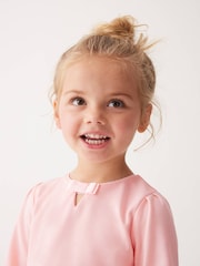 Baker by Ted Baker Pink Striped Burnout Dress - Image 3 of 8