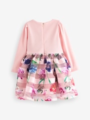 Baker by Ted Baker Pink Striped Burnout Dress - Image 6 of 8