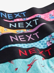 Bright Blue/Pink Dinosaur Print 4 pack Cotton Rich Trunk Boxers 4 Pack - Image 7 of 7