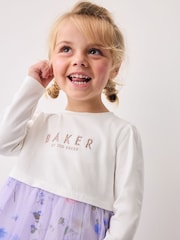 طقم بنطلون ضيق وتيشرت مزيَّن بطبعة الزهور من Baker by Ted Baker - صورة 5 من 10