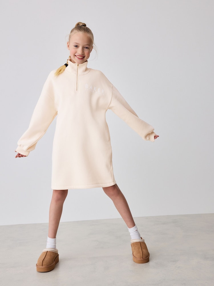 Baker by Ted Baker Zip Neck Sweat Dress - Image 1 of 10