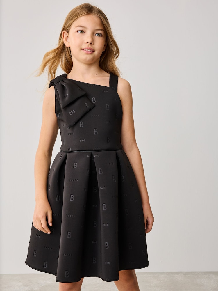 Baker by Ted Baker Bow Detail Embossed Scuba Dress - Image 1 of 10