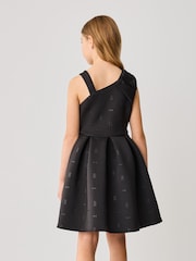 Baker by Ted Baker Bow Detail Embossed Scuba Dress - Image 2 of 10