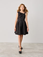 Baker by Ted Baker Bow Detail Embossed Scuba Dress - Image 3 of 10