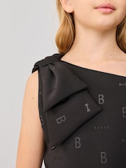 Baker by Ted Baker Bow Detail Embossed Scuba Dress - Image 4 of 10