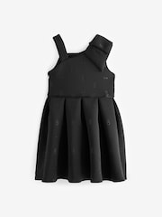 Baker by Ted Baker Bow Detail Embossed Scuba Dress - Image 8 of 10
