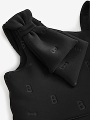 Baker by Ted Baker Bow Detail Embossed Scuba Dress - Image 9 of 10