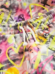 Ecru/Pink Graffiti Printed Hoodie and Joggers Set (3-16yrs) - Image 9 of 9