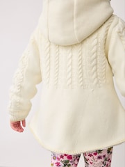 Baker by Ted Baker Cream Knitted Coatigan - Image 4 of 9