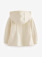 Baker by Ted Baker Cream Knitted Coatigan - Image 6 of 9