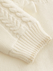 Baker by Ted Baker Cream Knitted Coatigan - Image 7 of 9