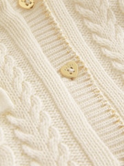 Baker by Ted Baker Cream Knitted Coatigan - Image 9 of 9