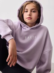Baker by Ted Baker Oversized Back Print Hoodie - Image 4 of 8