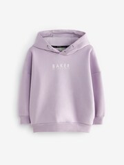 Baker by Ted Baker Oversized Back Print Hoodie - Image 5 of 8