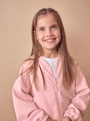 Pink Soft Jacket And Wide Leg Joggers Set (3-16yrs) - Image 4 of 7