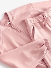Pink Soft Jacket And Wide Leg Joggers Set (3-16yrs) - Image 7 of 7