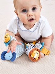 JoJo Maman Bébé Safari Wrist and Ankle Rattle Set - Image 2 of 7