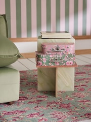 Cath Kidston Pink Floral Storage Boxes Set of Two - Image 1 of 9